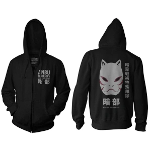 Naruto Anbu Black Ops Hoodie Fermuarlı 14003