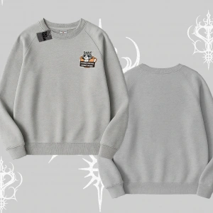 Need Coffee Right Meow Yazılı Kedi Baskılı Biskilet Sweatshirt