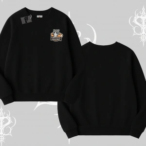 Need Coffee Right Meow Yazılı Kedi Baskılı Biskilet Sweatshirt