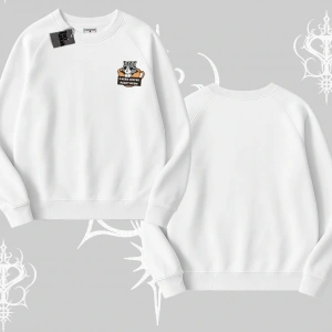 Need Coffee Right Meow Yazılı Kedi Baskılı Biskilet Sweatshirt