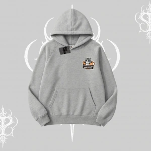 Need Coffee Right Meow Yazılı Kedi Baskılı Kapşonlu Sweatshirt