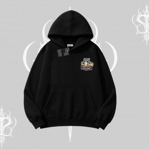 Need Coffee Right Meow Yazılı Kedi Baskılı Kapşonlu Sweatshirt