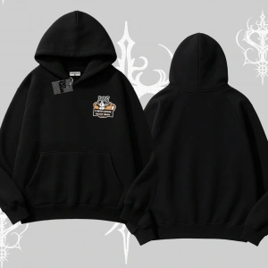 Need Coffee Right Meow Yazılı Kedi Baskılı Kapşonlu Sweatshirt