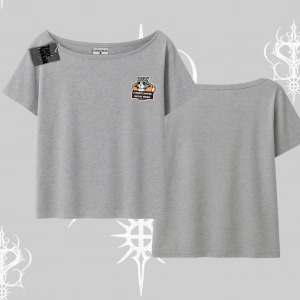 Need Coffee Right Meow Yazılı Kedi Baskılı Kayık Yaka Tshirt