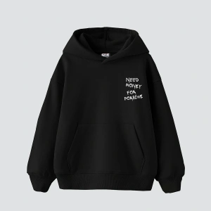 Need Money for Porsche Baskılı Oversize Unisex Beyaz