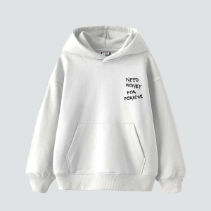 Need Money for Porsche Baskılı Oversize Unisex Beyaz