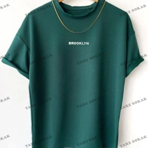 Nefti Yeşil Brooklyn Unisex Oversize