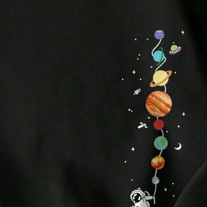 NEW YORK Baskılı Üç İplik ünisex oversize sweatshirt Beyaz