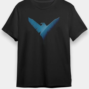Nightwing Siyah Unisex Tişört T-shirt