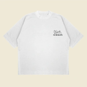 Nissan Bullet Hızlı Ve Öfkeli Baskılı Oversize Unisex Pamuklu Nefes Alan Kalın Kum