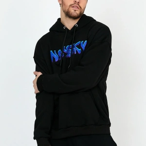 No Mercy Siyah Oversize Unisex Kapüşonlu Sweatshirt Hoodie