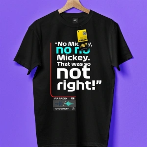 No Mickey No No Siyah T-shirt