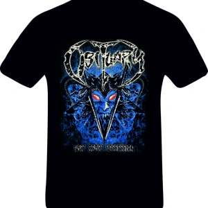 Obituary East Coast Possession Metal Band Baskılı Penye Tişört