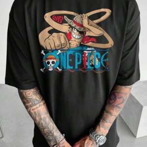 ONE PIECE Baskılı Kısa Kollu Günlük Tişört Erkekler İçin, Yaz