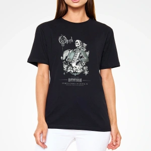 Opeth Baskılı Unisex Beyaz Tişört