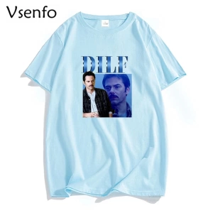 Orijinal DILF Charlie kuğu T-shirt kadın erkek alacakaranlık destan Merch Tshirt boy erkek T