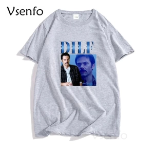 Orijinal DILF Charlie kuğu T-shirt kadın erkek alacakaranlık destan Merch Tshirt boy erkek T