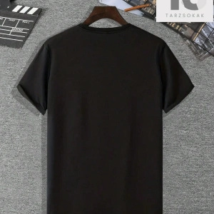 Örümcek Ve Harf Baskılı Erkek Tişört