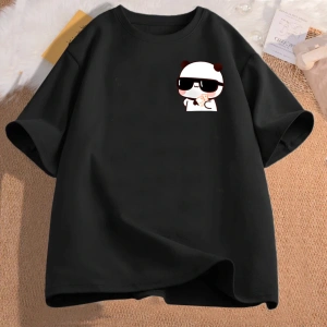 Otistik Komik İskelet T Shirt Kadın Erkek Sinirli İskelet Meme T-shirt Rahat Pamuk Kısa 2939