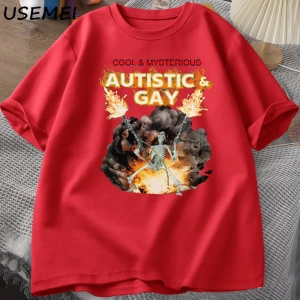 Otistik ve Eşcinsel İskelet Patlama T Shirt Unhinged İskelet Otizm Meme T-Shirt Pamuk Kısa Ko 2806