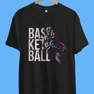 Oversize Basketbol Sever Tasarım Baskılı Unisex Tişört