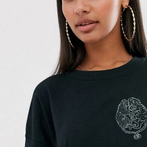 Oversize Cingulomania Baskılı Siyah Tshirt NRAGE192