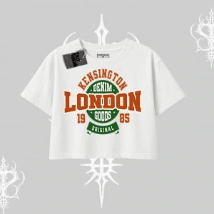 Oversize Crop Tshirt London Denim 1985