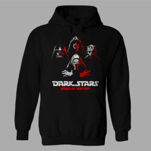 Oversize Siyah Star Wars Dark Stars Hoodie
