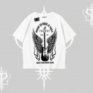 Oversize Tshirt Born to Rock Eternal Flame Legacy