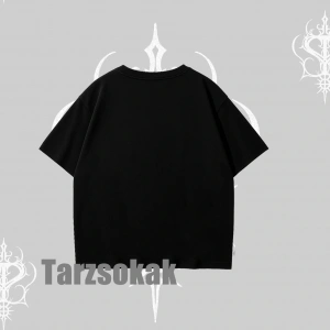 Oversize Tshirt Burning Skull Rebel Street Anthem