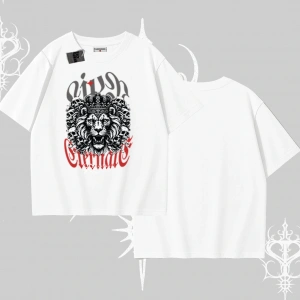 Oversize Tshirt Crowned Lion Rock Authority Myth