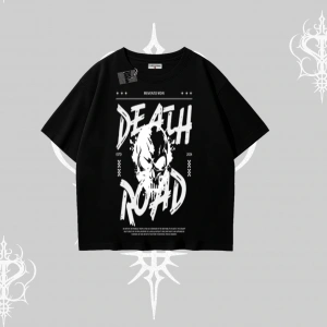 Oversize Tshirt Death Road Memento Mori Street Manifest