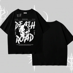 Oversize Tshirt Death Road Memento Mori Street Manifest