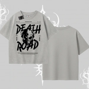 Oversize Tshirt Death Road Memento Mori Street Manifest