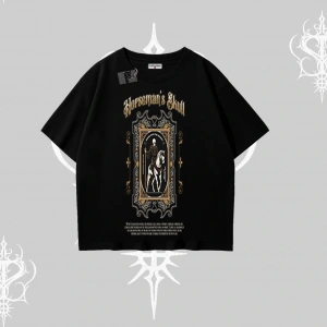 Oversize Tshirt Horseman’s Skull Dark Relic Street Legacy