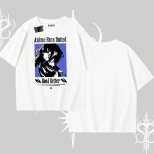 Oversize Tshirt Oversize Anime Kız Baskılı