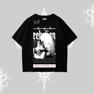 Oversize Tshirt Rebellion Skull Underground Street Legacy