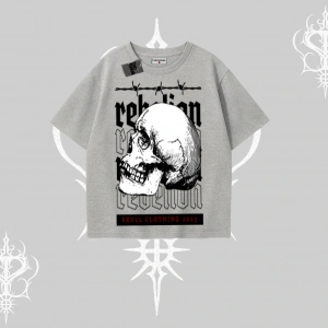 Oversize Tshirt Rebellion Skull Underground Street Legacy