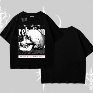 Oversize Tshirt Rebellion Skull Underground Street Legacy
