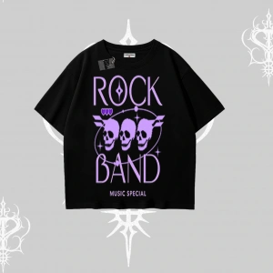 Oversize Tshirt Rock Band Street Noise Culture