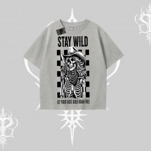 Oversize Tshirt Stay Wild Rock Spirit Urban Riot