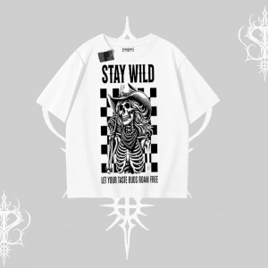 Oversize Tshirt Stay Wild Rock Spirit Urban Riot
