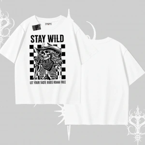 Oversize Tshirt Stay Wild Rock Spirit Urban Riot