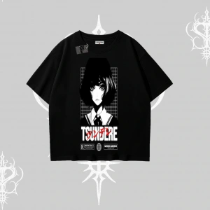 Oversize Tshirt Tsundere Anime Japanese Style Baskılı