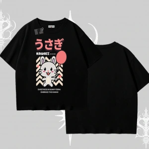 Oversize Tshirt Usagi Kawaii Cute Heart Energy