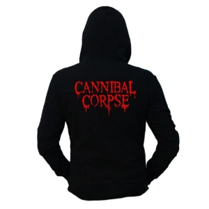 Oversize Unisex Siyah Cannibal Corpse Siyah Hoodie