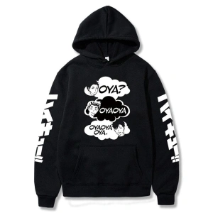 Oya Oya Haikyuu Kuroo Bokuto Shoyo Voleybol Hoodie 14687 Siyah