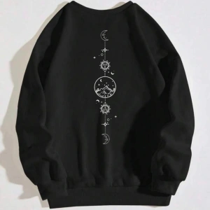 Özel Tasarım Bisiklet Yaka Disney Kahramanları Baskılı Süper Oversize Kadın Sweatsh Beyaz