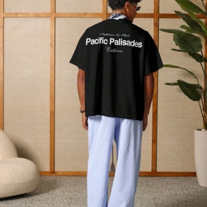 Pacific Palisades Mahalle Kutulu Sokak Giyim Tişörtü Güney Kaliforniya Yaşam Tarzı Ken