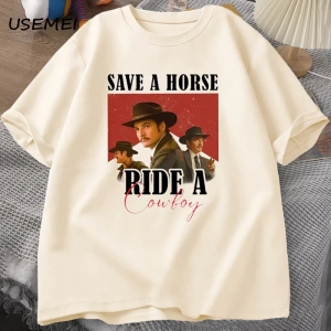Pedro Pascal T-Shirt kovboy grafik Tshirt bir at binmek bir kovboy Tees Pablo Escobar Lats of 2823